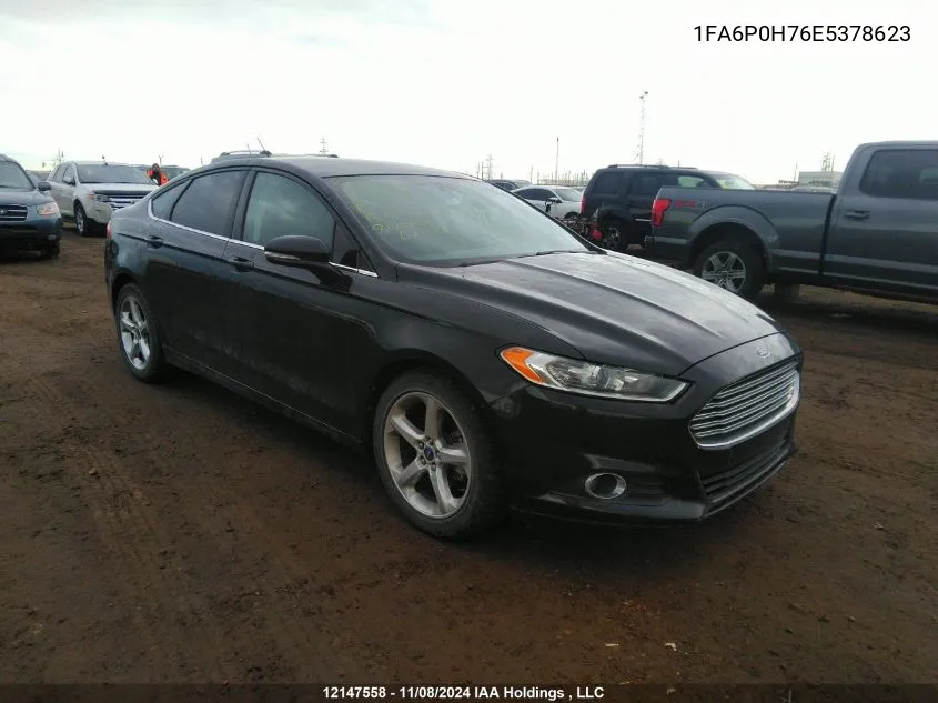 2014 Ford Fusion Se VIN: 1FA6P0H76E5378623 Lot: 12147558