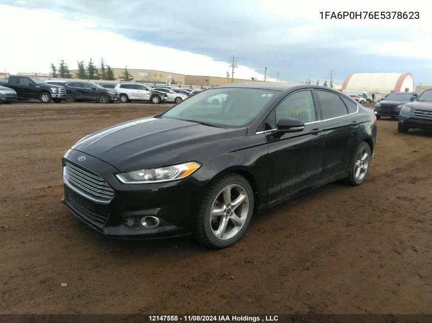 2014 Ford Fusion Se VIN: 1FA6P0H76E5378623 Lot: 12147558