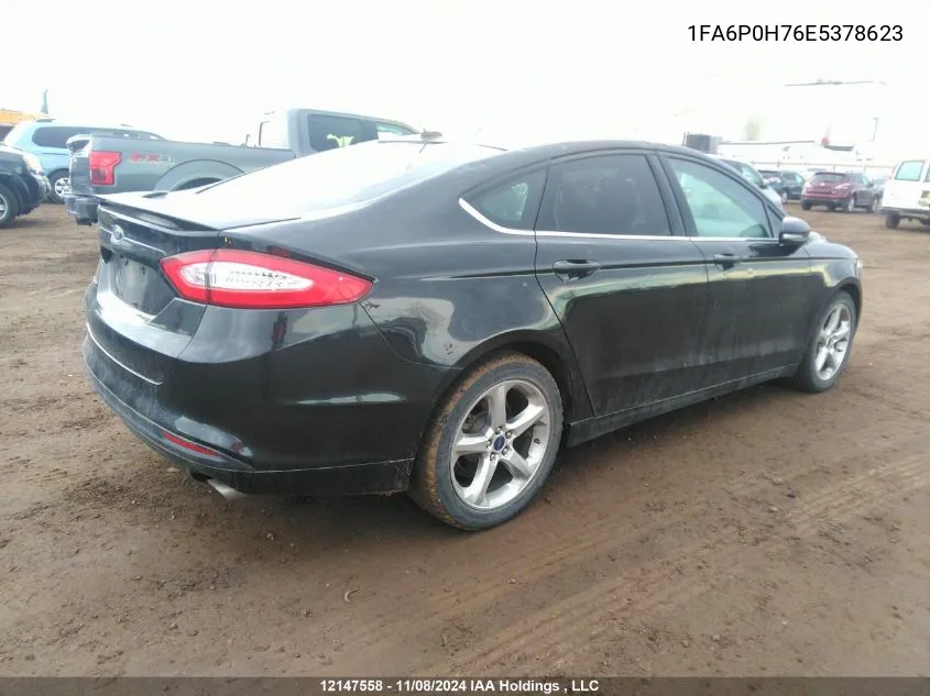 2014 Ford Fusion Se VIN: 1FA6P0H76E5378623 Lot: 12147558