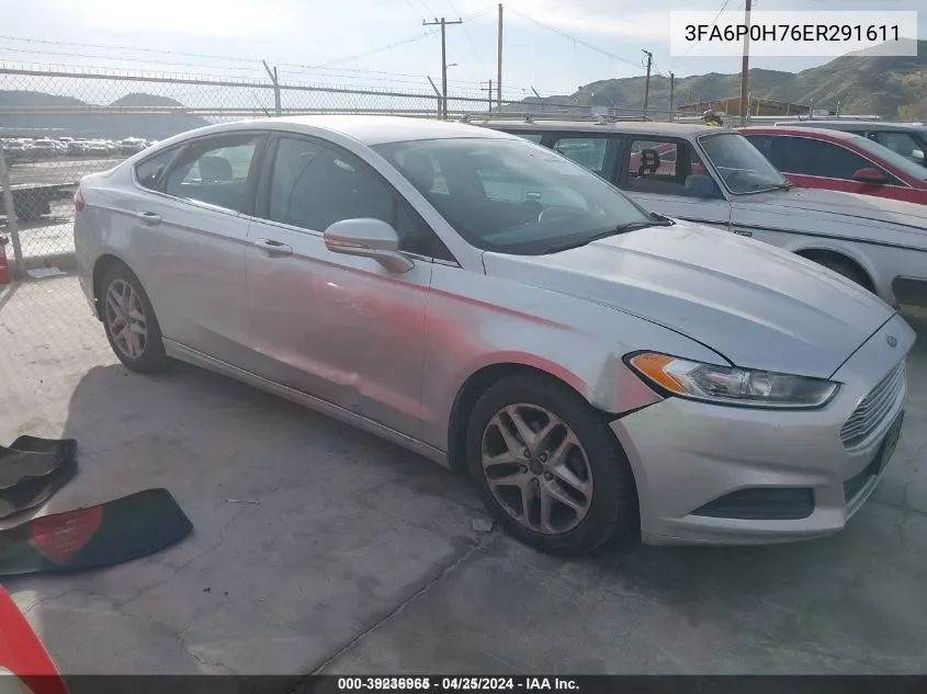 3FA6P0H76ER291611 2014 Ford Fusion Se