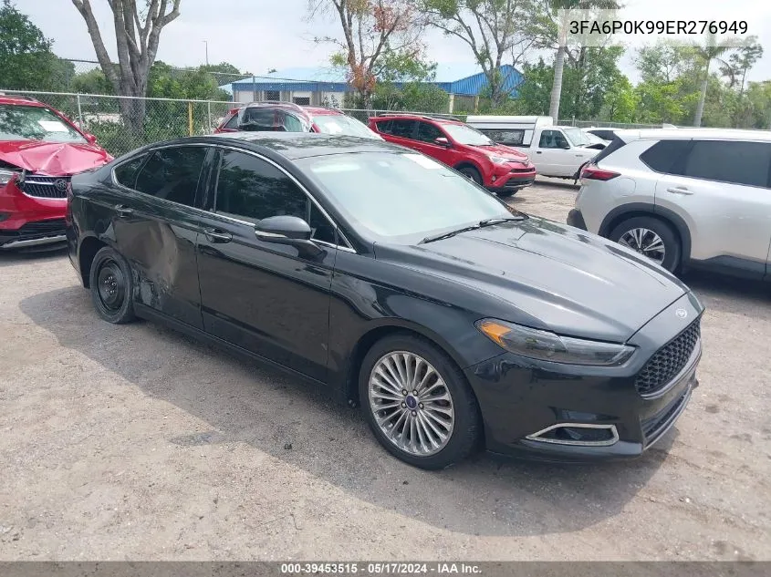 2014 Ford Fusion Titanium VIN: 3FA6P0K99ER276949 Lot: 39453515