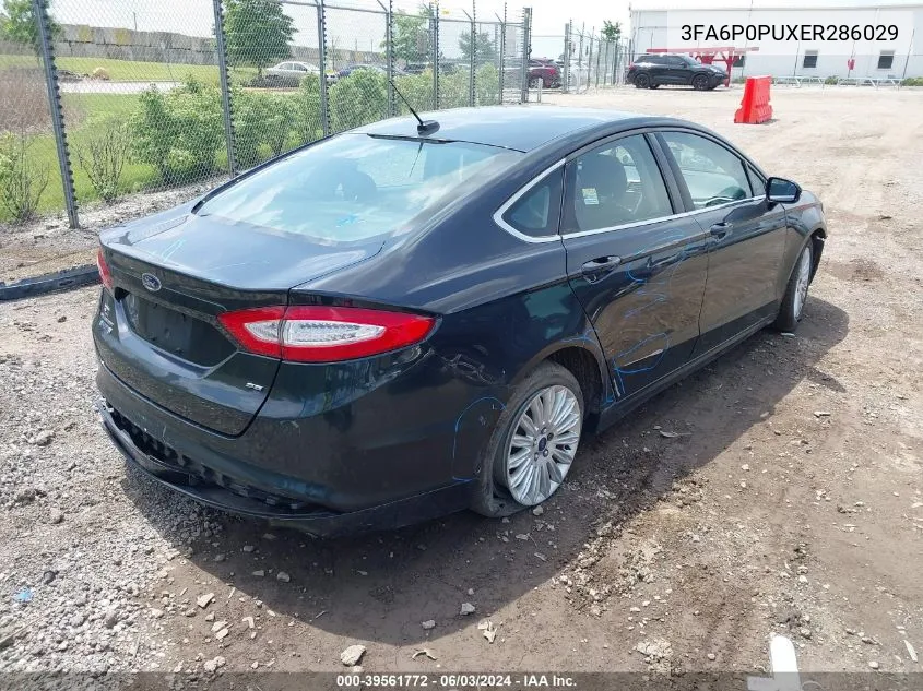 2014 Ford Fusion Energi Se Luxury VIN: 3FA6P0PUXER286029 Lot: 39561772