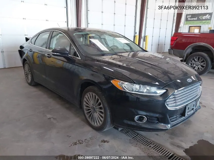 2014 Ford Fusion VIN: 3FA6P0K9XER392113 Lot: 40712987