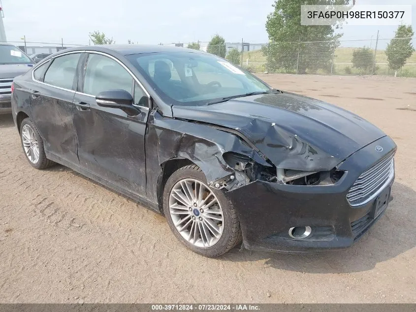 3FA6P0H98ER150377 2014 Ford Fusion Se