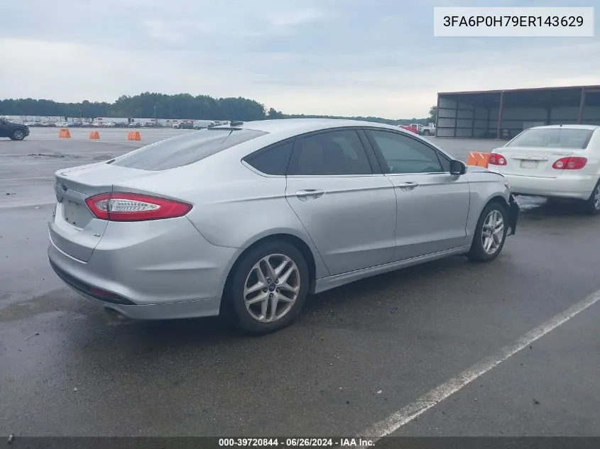 2014 Ford Fusion Se VIN: 3FA6P0H79ER143629 Lot: 39720844