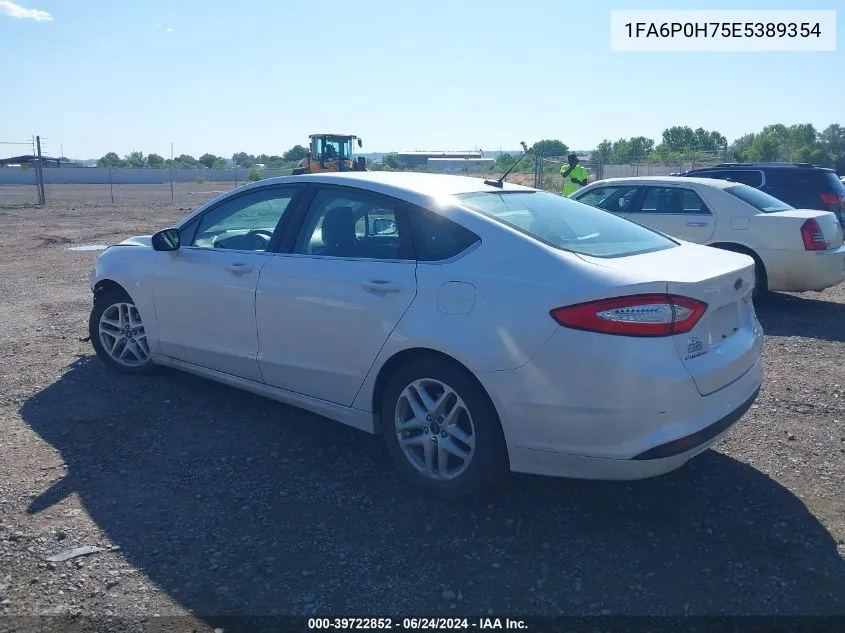 2014 Ford Fusion Se VIN: 1FA6P0H75E5389354 Lot: 39722852