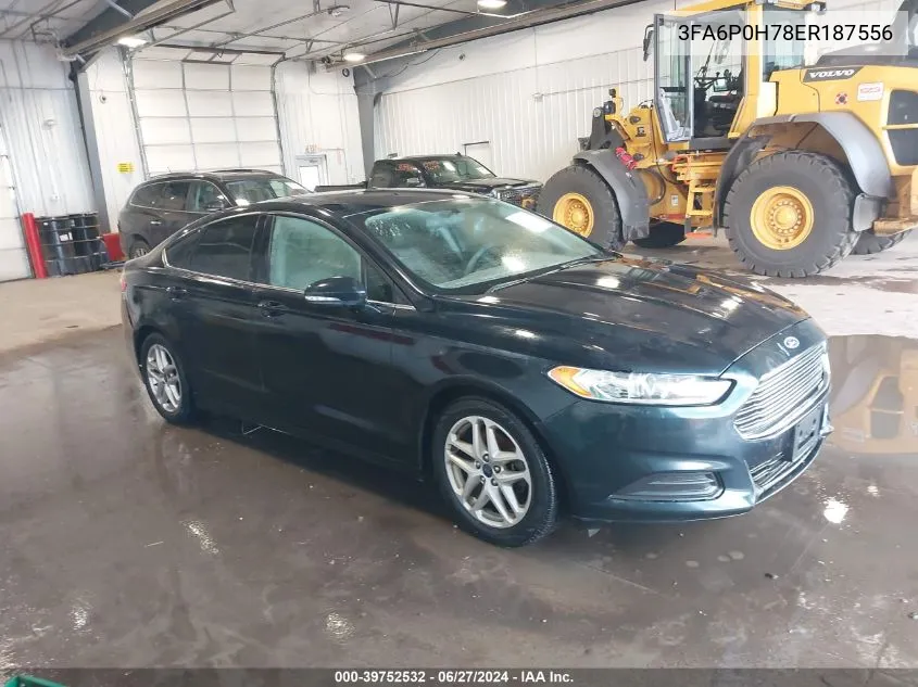 3FA6P0H78ER187556 2014 Ford Fusion Se