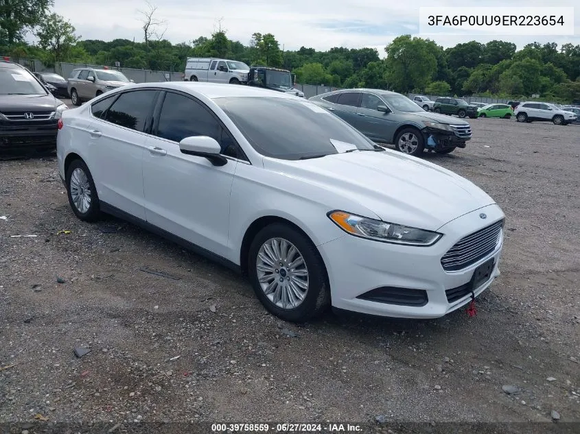 3FA6P0UU9ER223654 2014 Ford Fusion Hybrid S