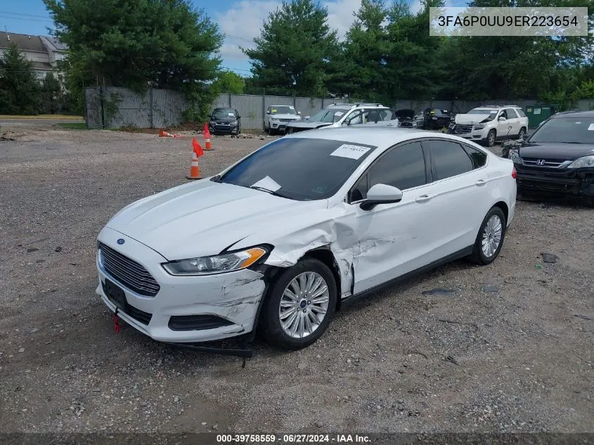 2014 Ford Fusion Hybrid S VIN: 3FA6P0UU9ER223654 Lot: 39758559