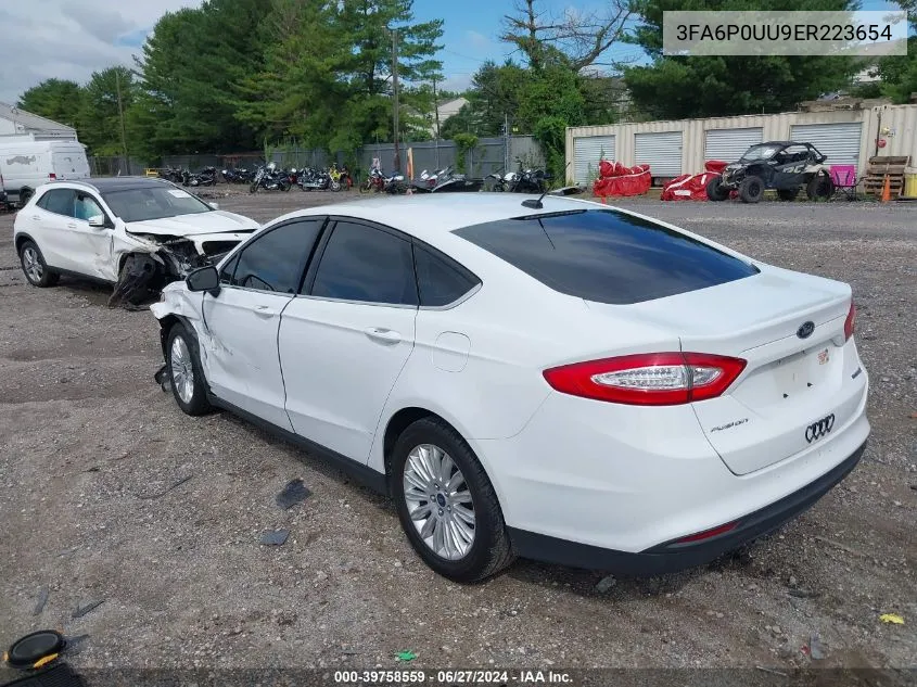 3FA6P0UU9ER223654 2014 Ford Fusion Hybrid S