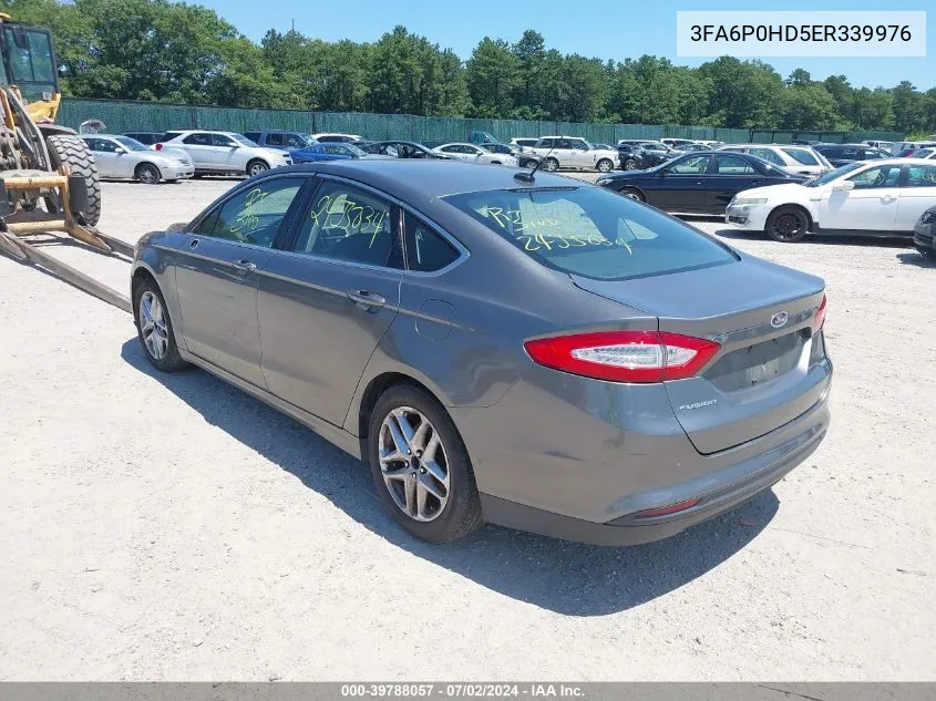 3FA6P0HD5ER339976 2014 Ford Fusion Se