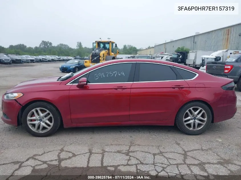 3FA6P0HR7ER157319 2014 Ford Fusion Se