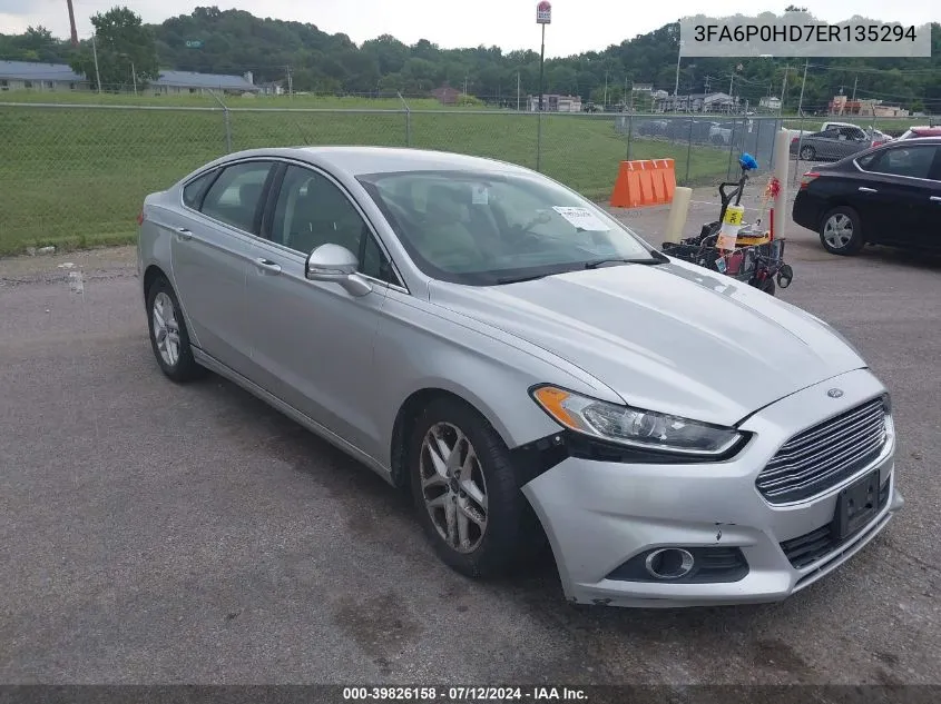 3FA6P0HD7ER135294 2014 Ford Fusion Se