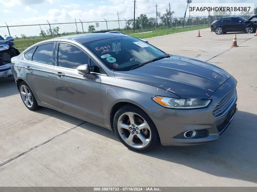 3FA6P0HDXER184387 2014 Ford Fusion Se