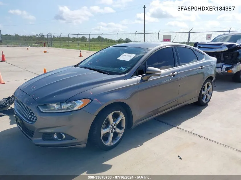 3FA6P0HDXER184387 2014 Ford Fusion Se