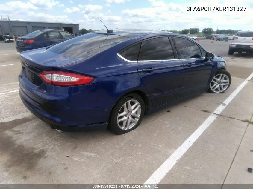 2014 Ford Fusion Se VIN: 3FA6P0H7XER131327 Lot: 39910223