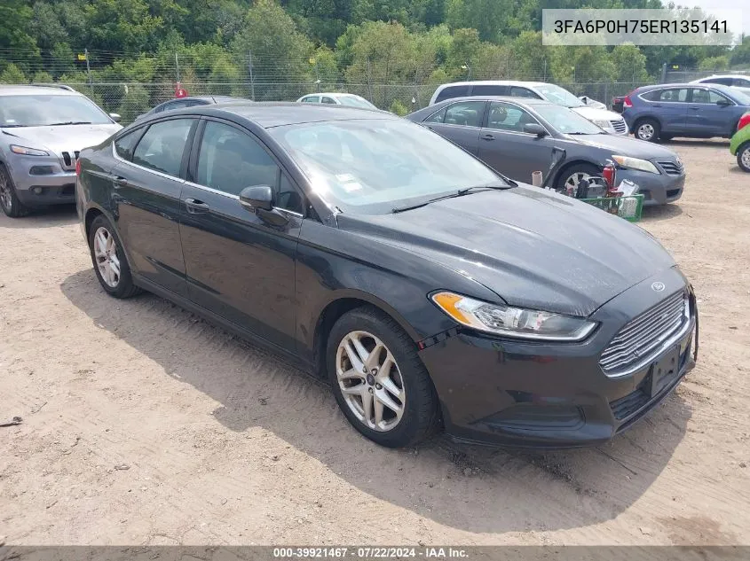 3FA6P0H75ER135141 2014 Ford Fusion Se