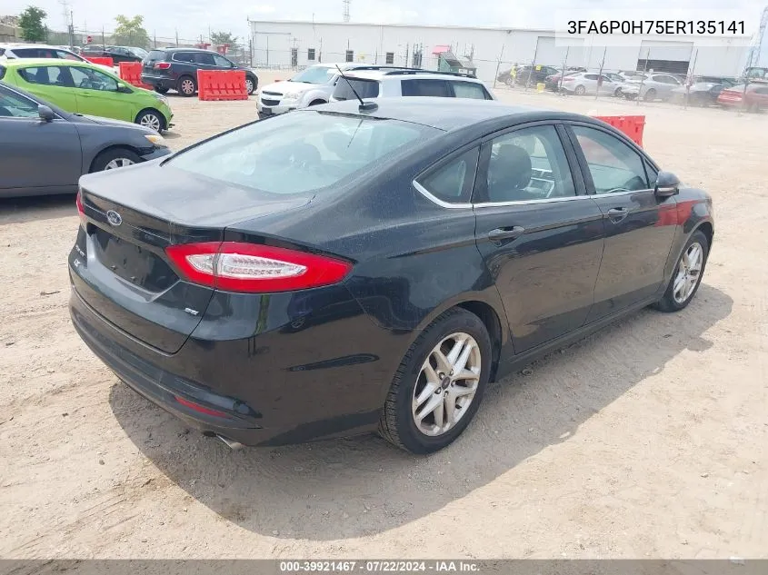 3FA6P0H75ER135141 2014 Ford Fusion Se