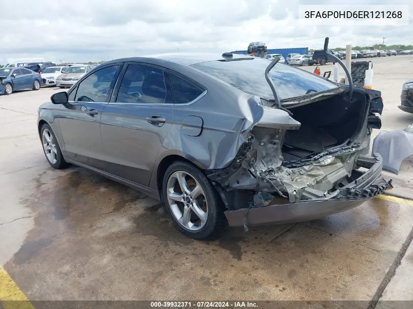 3FA6P0HD6ER121268 2014 Ford Fusion Se