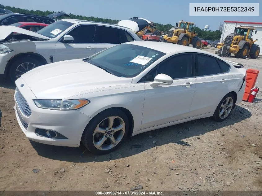 2014 Ford Fusion Se VIN: 1FA6P0H73E5352349 Lot: 39998714