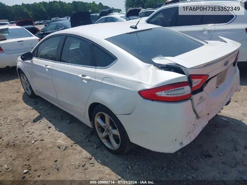 2014 Ford Fusion Se VIN: 1FA6P0H73E5352349 Lot: 39998714