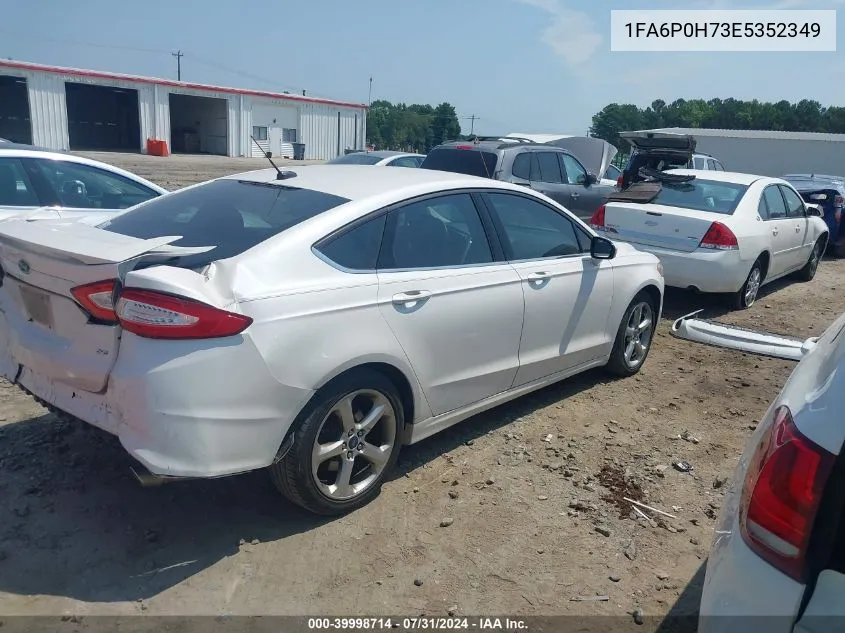 2014 Ford Fusion Se VIN: 1FA6P0H73E5352349 Lot: 39998714