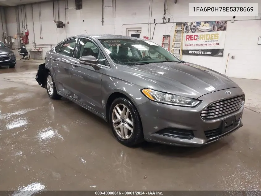 1FA6P0H78E5378669 2014 Ford Fusion Se