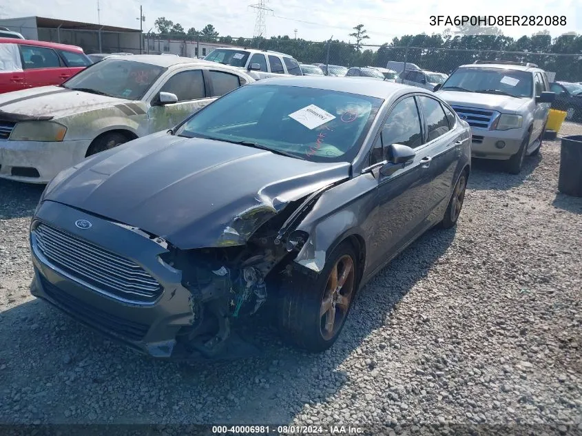 3FA6P0HD8ER282088 2014 Ford Fusion Se