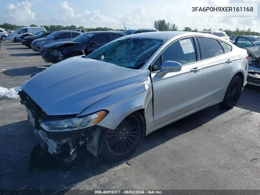 2014 Ford Fusion Se VIN: 3FA6P0H9XER161168 Lot: 40018377