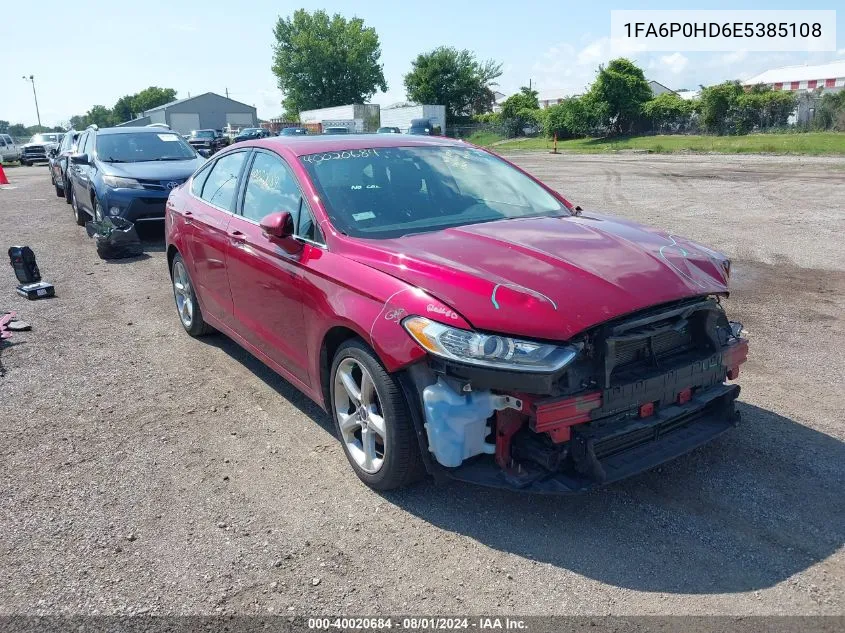 1FA6P0HD6E5385108 2014 Ford Fusion Se