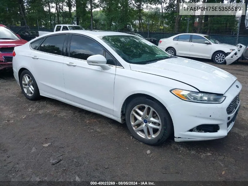 2014 Ford Fusion Se VIN: 1FA6P0H75E5355589 Lot: 40023269