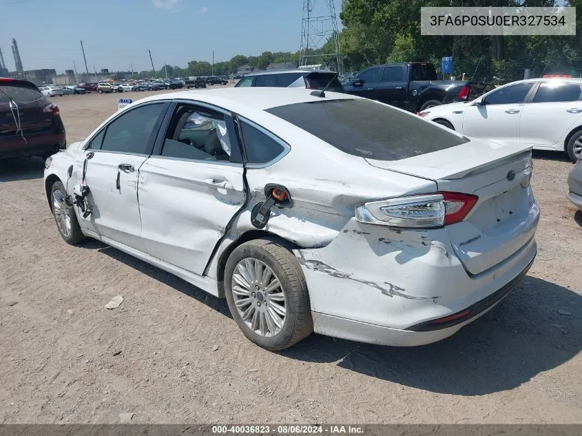 3FA6P0SU0ER327534 2014 Ford Fusion Energi Titanium