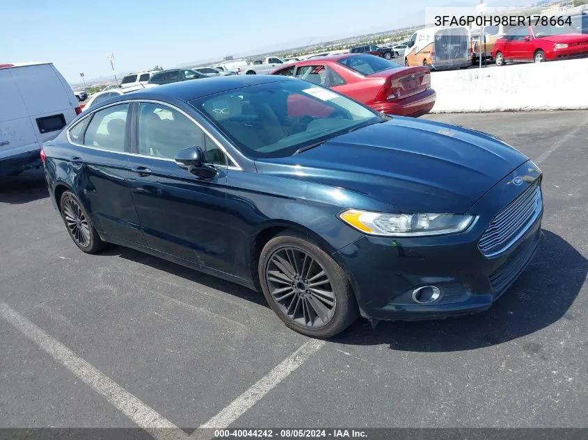 3FA6P0H98ER178664 2014 Ford Fusion Se