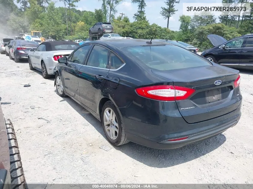 3FA6P0H7XER285973 2014 Ford Fusion Se