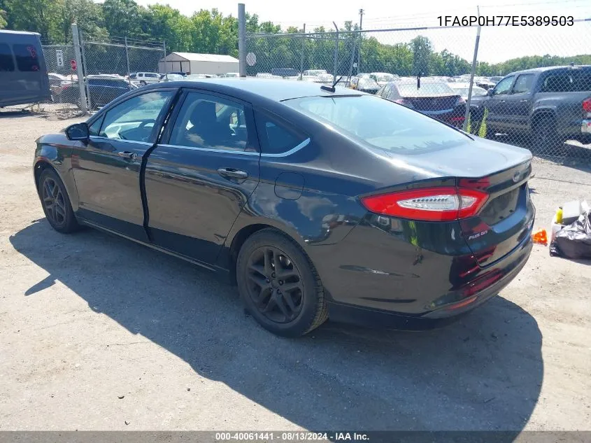 1FA6P0H77E5389503 2014 Ford Fusion Se