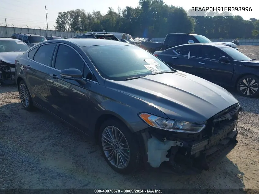 3FA6P0H91ER393996 2014 Ford Fusion Se