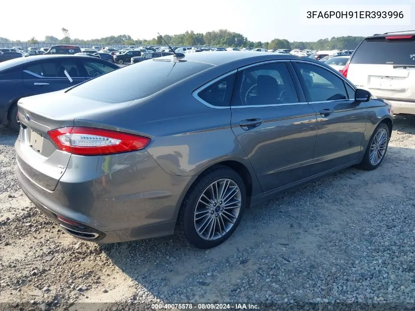 3FA6P0H91ER393996 2014 Ford Fusion Se