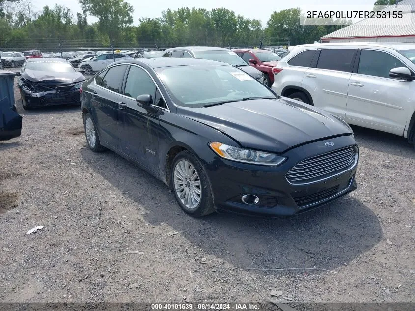 2014 Ford Fusion Hybrid Se VIN: 3FA6P0LU7ER253155 Lot: 40101539