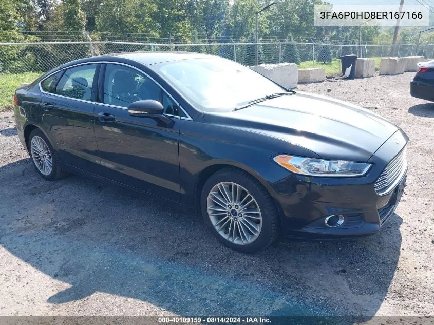 3FA6P0HD8ER167166 2014 Ford Fusion Se