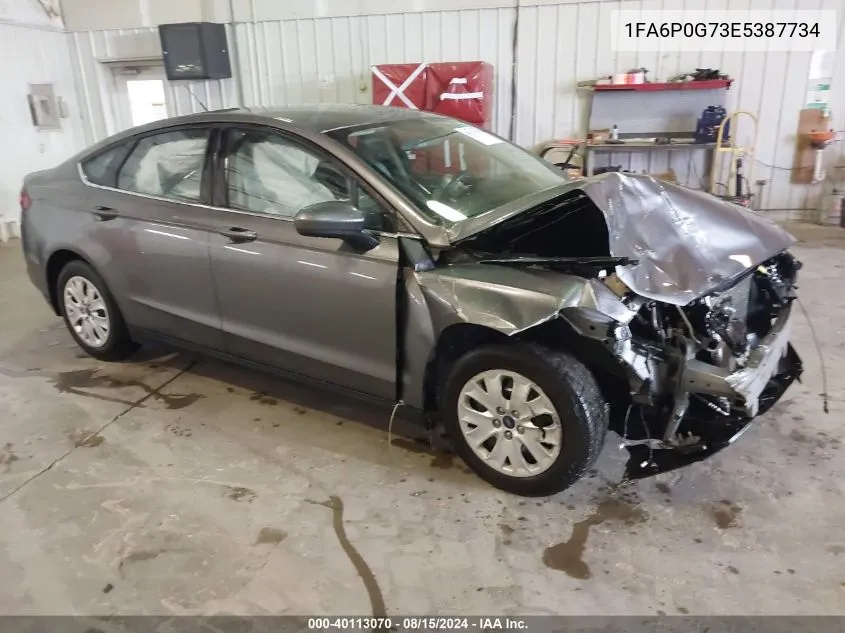 1FA6P0G73E5387734 2014 Ford Fusion S