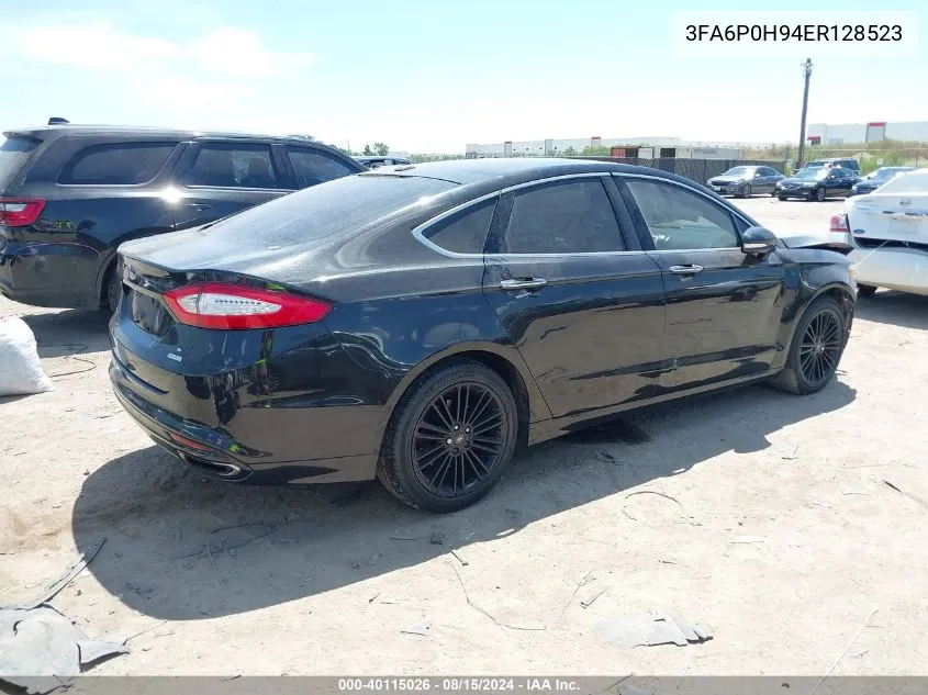 3FA6P0H94ER128523 2014 Ford Fusion Se