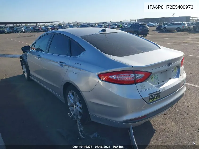 1FA6P0H72E5400973 2014 Ford Fusion Se