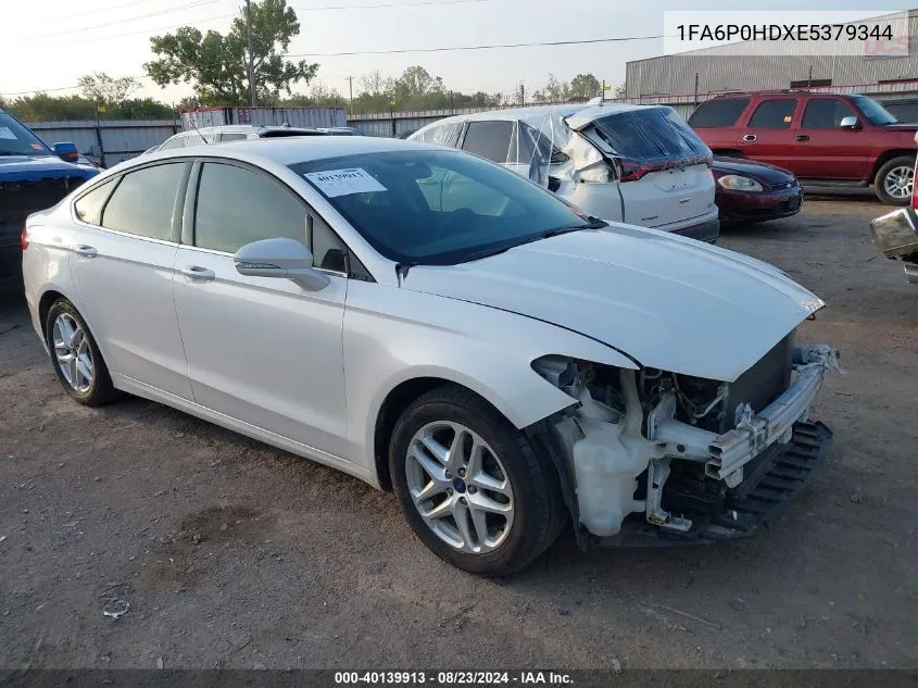 1FA6P0HDXE5379344 2014 Ford Fusion Se