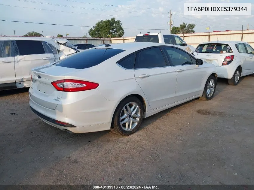 1FA6P0HDXE5379344 2014 Ford Fusion Se