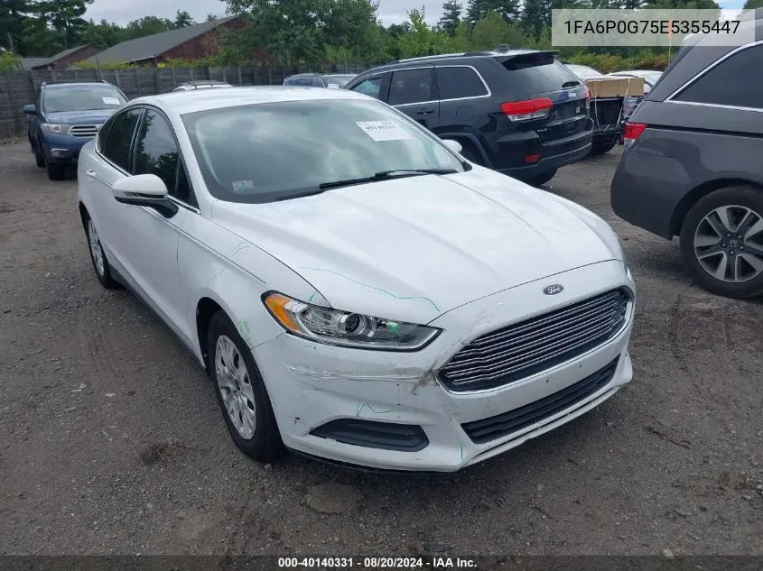 1FA6P0G75E5355447 2014 Ford Fusion S