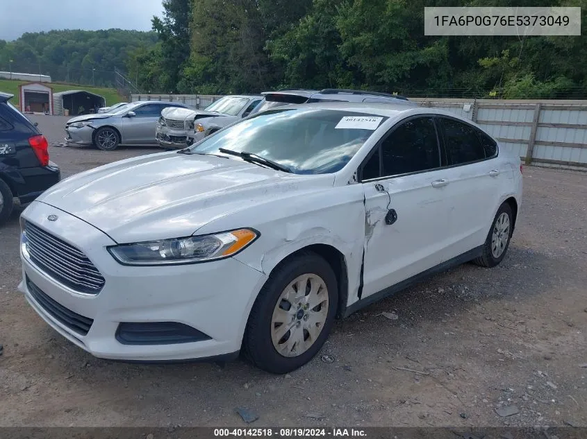 2014 Ford Fusion S VIN: 1FA6P0G76E5373049 Lot: 40142518