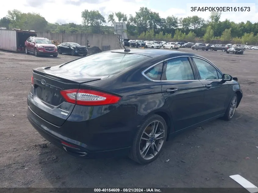 3FA6P0K90ER161673 2014 Ford Fusion Titanium