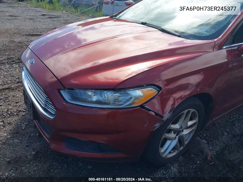 3FA6P0H73ER245377 2014 Ford Fusion Se