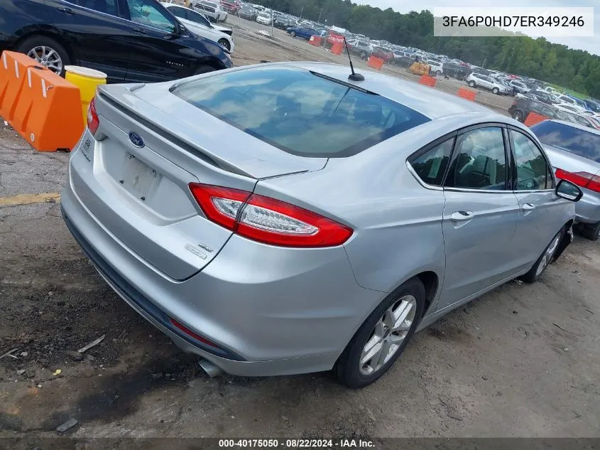 3FA6P0HD7ER349246 2014 Ford Fusion Se