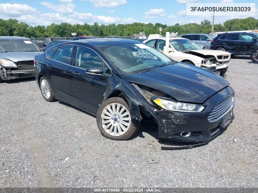 3FA6P0SU6ER383039 2014 Ford Fusion Energi Titanium